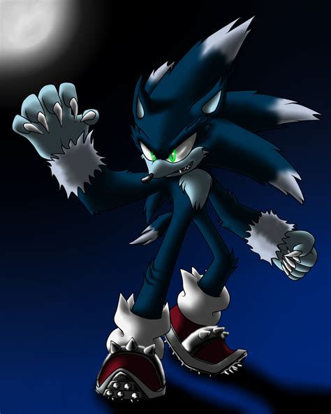 Sonic the Werehog by Sweecrue on DeviantArt
