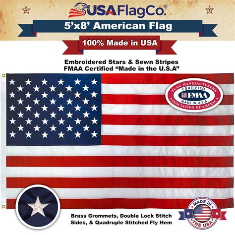 Bulk Nylon American Flags 5x8 ft | Flag Discounts - USA Flag Co.
