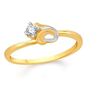 Vidhi Jewels Gold Plated Anchor Holding Single Diamond Alloy & Brass ...