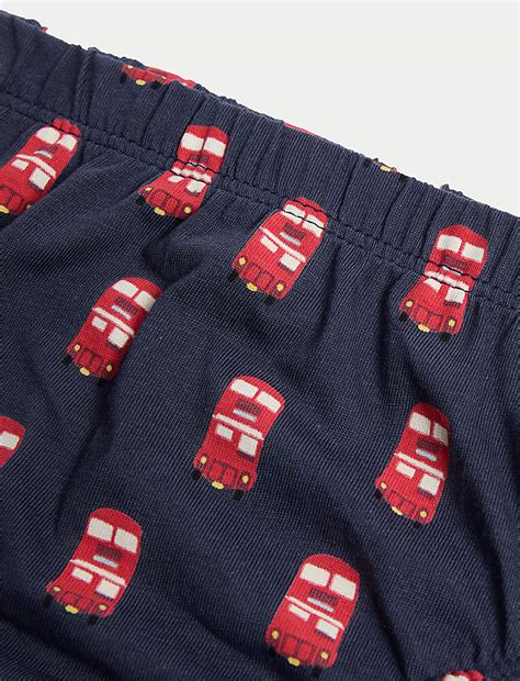 Buy 7pk Pure Cotton Transport Briefs (2-8 Yrs) at Marks & Spencer