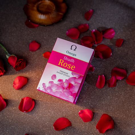 Shudh Rose Premium Bambooless Dhoop Sticks