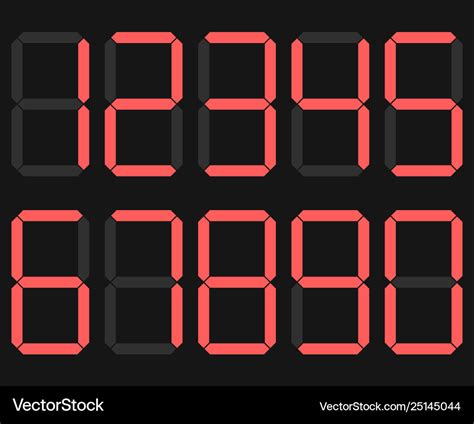 Image result for LED Electronic Numbers