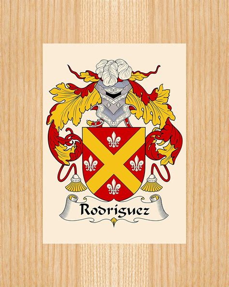 Amazon.com: Carpe Diem Designs Rodriguez Coat of Arms/Rodriguez Family ...