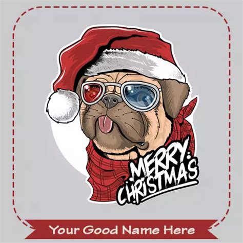 Merry Christmas 2025 Cartoon Images With Your Name