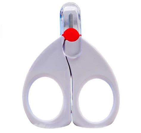 Buy FOK Baby Safety Nail Scissor with Circular Cutter Plastic Cover ...