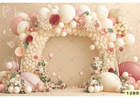 Light Sandal Flower Backdrop-Sandal Flower Backdrop – Poko baby props