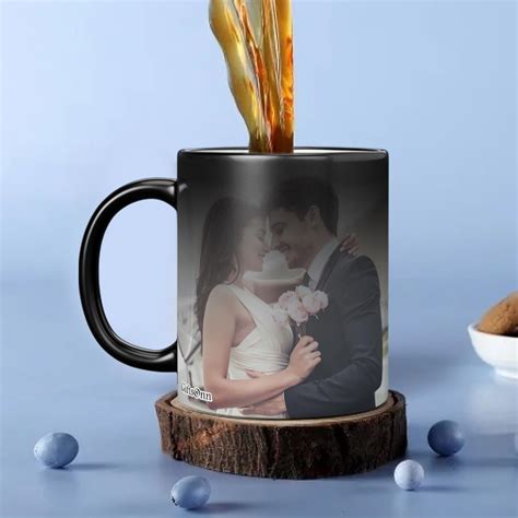 Buy GiftsOnn Personalized Magic Mug with Custom Photo, Name & Quote ...