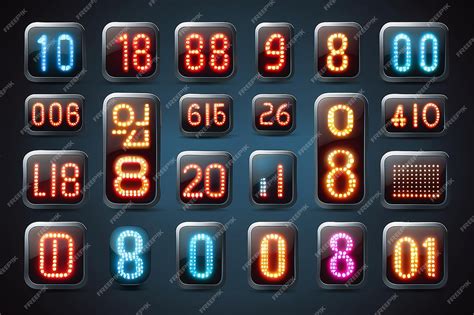 Image result for LED Numbers Three