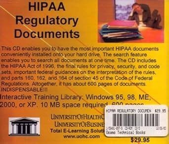 Buy HIPAA Regulatory Documents Book Online at Low Prices in India ...