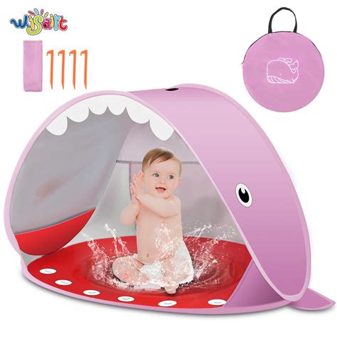 Wisairt Baby Beach Tent, Pop up Beach Tents Sun Shelter with UPF 50+ UV ...
