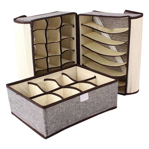 UrbanStorie® Closet Organizer and Storage Drawer Dividers for Underwea ...