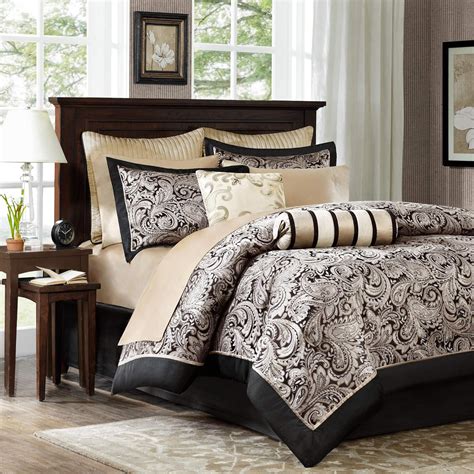 Buy Madison Park Aubrey King Size Bed Comforter Set Bed in A Bag ...