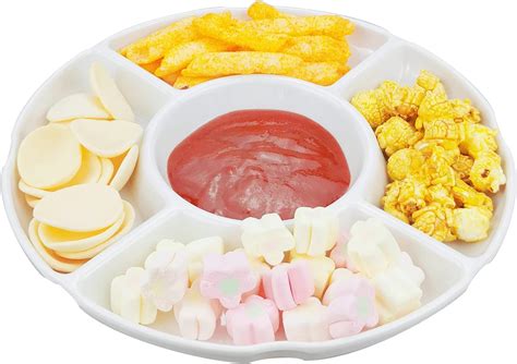 Buy Divided Serving Platter Tray,Olive and Cheese Tray,Chip and Dip ...