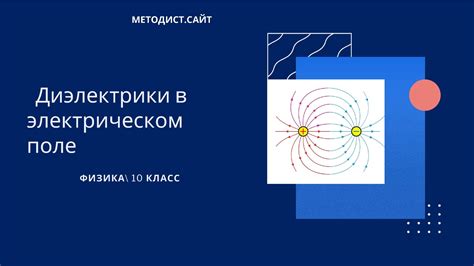 Электрическое поле физика 10 класс презентация