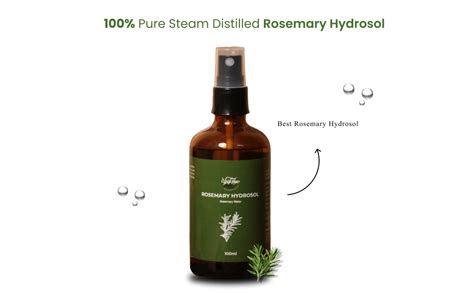 Vriksha Veda Rosemary Hydrosol for Hair Care, Pure Steam Distilled ...