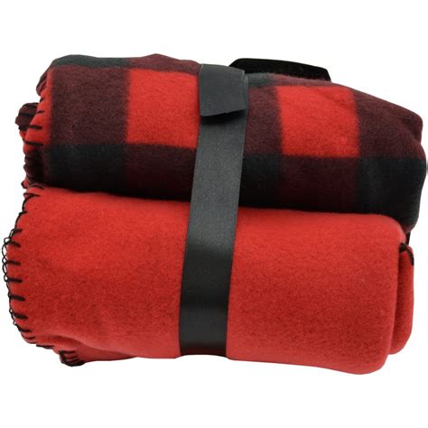 Safdie Buffalo Plaid Fleece Throw Blanket / 2 Pack / 50 in x 60 in ...