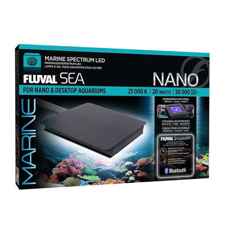 Fluval SEA Marine Nano LED Aquarium Lighting with Bluetooth, 20 Watts ...