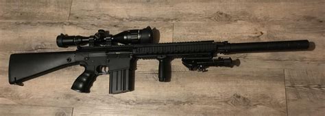 I recently showed you my Iraq war M4 inspired SR-25 with M203. Here’s ...
