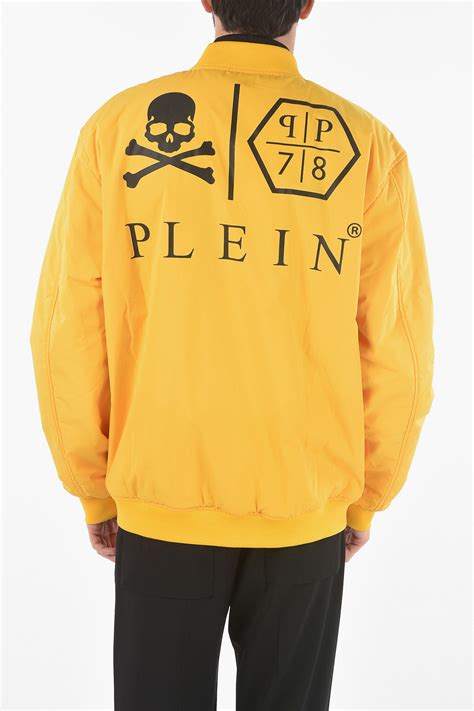 Philipp Plein Printed TIGER Nylon Bomber Jacket men - Glamood Outlet