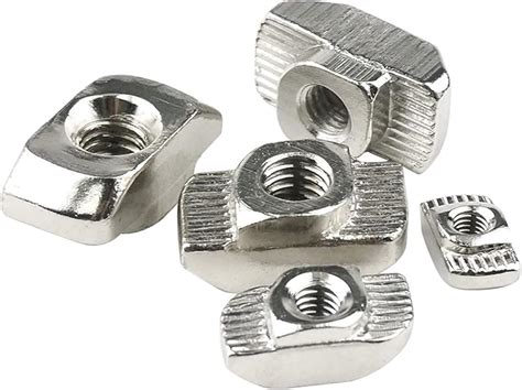 30 Pcs 3030 Series M3 T Nuts, T Slot Nut Hammer Head Fastener Nut, Nickel Plated Carbon Steel ...