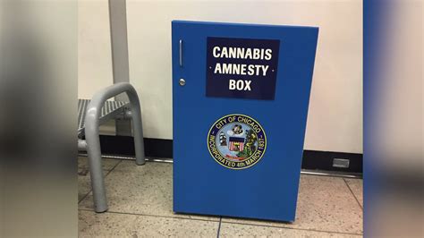 'Unknown object' stolen from Midway Airport's Cannabis Amnesty box | WGN-TV