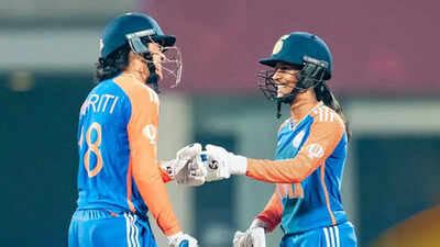Smriti Mandhana, Jemimah Rodrigues headline big T20I win over West ...