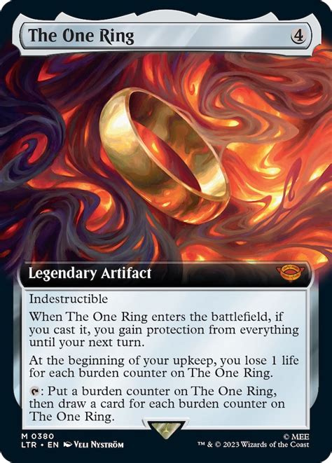 The One Ring (Extended Art) - Universes Beyond: The Lord of the Rings ...