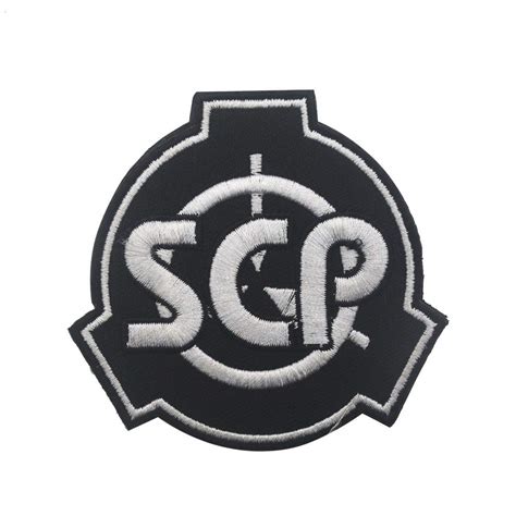 Buy SCP Patch Special Containment Procedures Foundation Logo 3D Badges ...