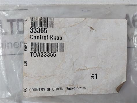 Toastmaster 33365 Knob Switch – Aeliya Marine