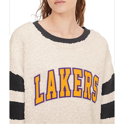 Tommy Jeans / Los Angeles Lakers Mindy Sherpa Pullover Sweatshirt | Academy