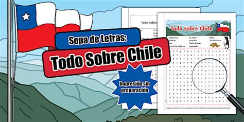 Sopa de Letras: Todo Sobre Chile