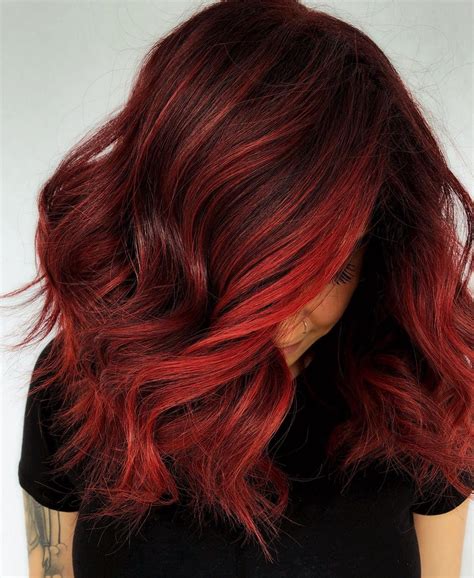 70以上 short dark red hair with highlights 506465-Short dark brown hair ...