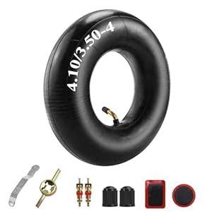 TD naturalaw 4.10/3.50-4 "Inner Tube with bent valve for Wheelbarrow ...