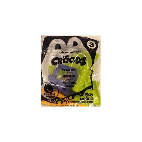 McDonald's The Croods Bear Owl Toy - 2013 Edition India | Ubuy
