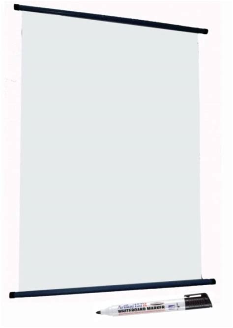 DLM (95cm x 70cm) Folding white board BIG size roll up white writing ...