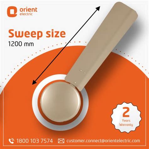 Orient Electric Hector 500 Free Installation with 2 Year Warranty BLDC ...