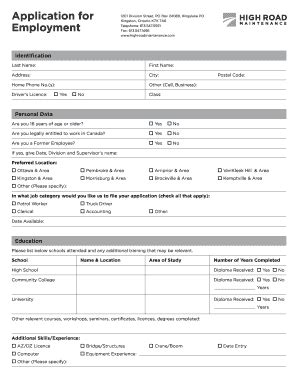 Fillable Online HRM Application Form.Jan.21.14.ai Fax Email Print ...