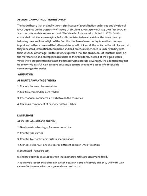 Absolute Advantage Theory Example 的图像结果