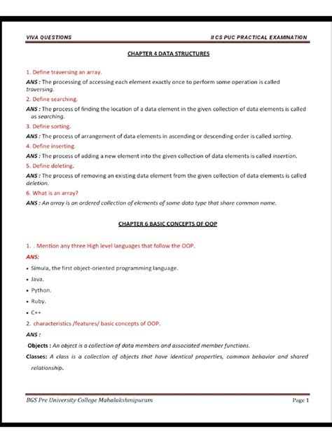 Image result for Practical Viva Questions CS 20 Computer Application