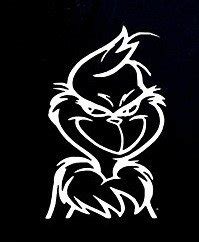 CCI The Grinch Dr Seuss Decal Vinyl Sticker|Cars Trucks Vans Walls ...