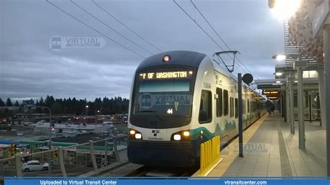 Sound Transit - 3 cars in the sunset. Sound Transit Link Light Rail at ...
