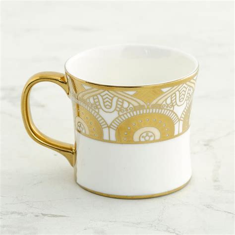 Buy Corsica Liza Set of 6 Bone China Coffee Mugs - 130ml from Corsica ...