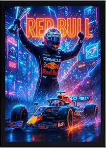 DivaFrames Max Verstappen Poster Redbull F1 Poster – Red Bull Formula 1 ...