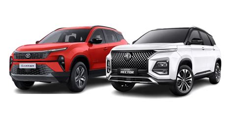 MG Hector vs Tata Harrier 2023: Comparing Their Variants Priced Rs 18 ...