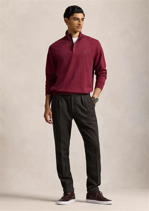 Polo Ralph Lauren Luxury Jersey Quarter-Zip Pullover | Belk