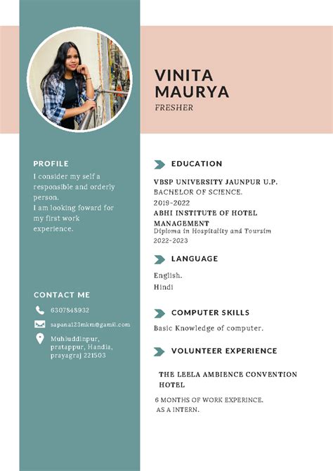 White Simple Student CV Resume - P R O F I L E I consider my self a ...