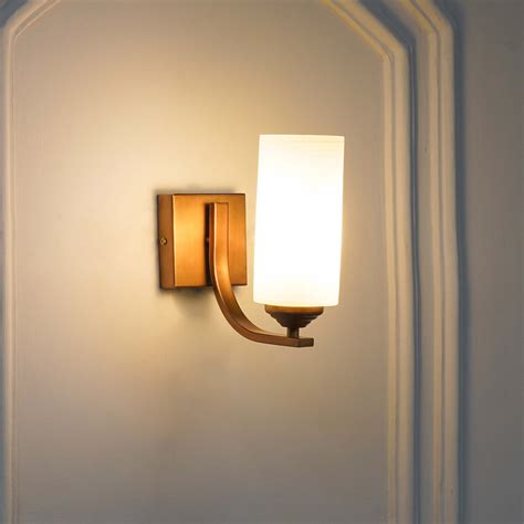 ANDRETTI Single Light Bathroom Wall Fitting In Metal with White Glass ...