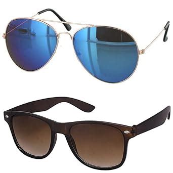 Buy Younky Unisex Combo Offer Pack Of Aviator & Rectangular Sunglasses ...