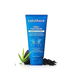 Buy LetsShave Anti Acne Face Wash Gel for Men & Women with Activated ...