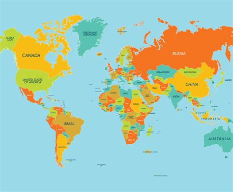 View World Map with Countries 的图像结果